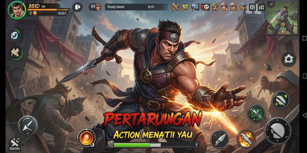 Tampilan seru dari gameplay 88ID dengan aksi tak terduga.
