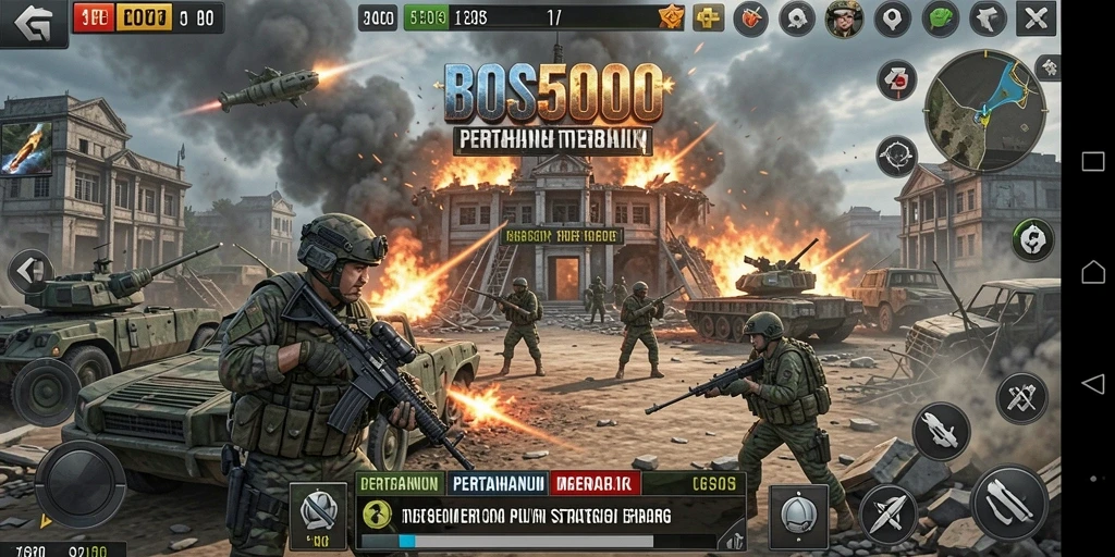 Tampilan menarik dari gameplay Tower Defense yang mendebarkan.
