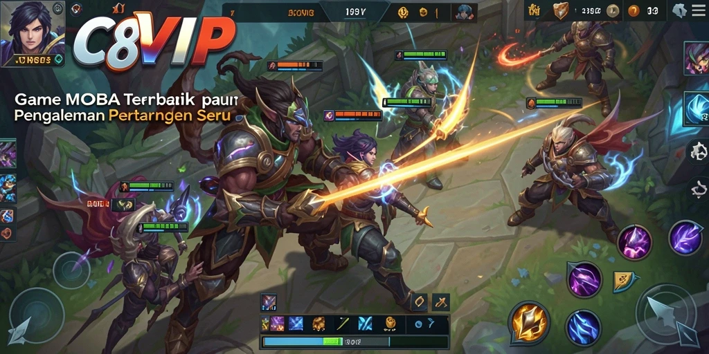 Tangkapan layar gameplay C8VIP yang menarik dan mendebarkan.