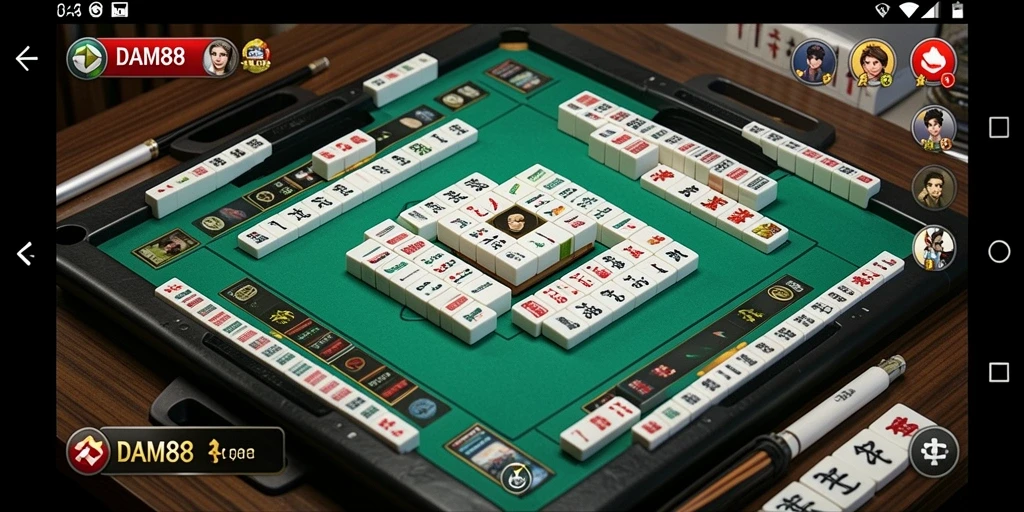 Screenshot tampilkan gameplay Mahjong yang seru dan menantang.