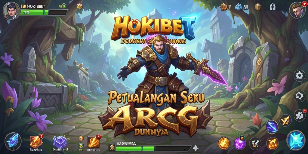 Tampilan gameplay seru HOKIBET dalam dunia ARPG.