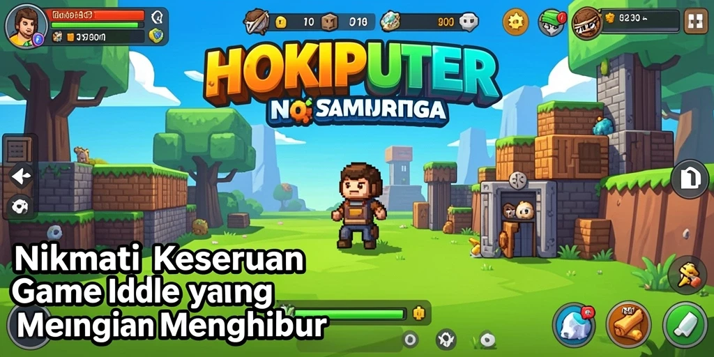 Tampilan gameplay HOKIPUTER yang menarik dan menawan.