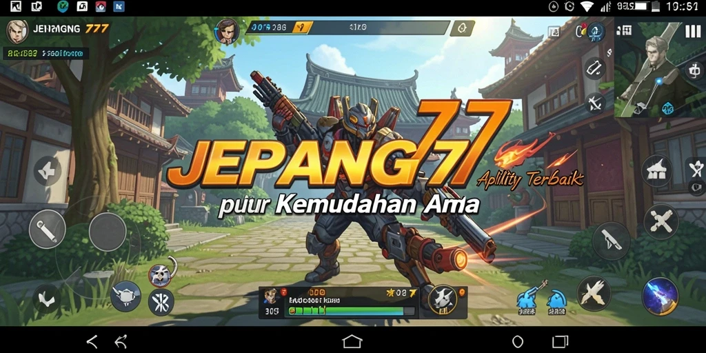 Tampilan antarmuka utama JEPANG77 yang memudahkan pengguna.
