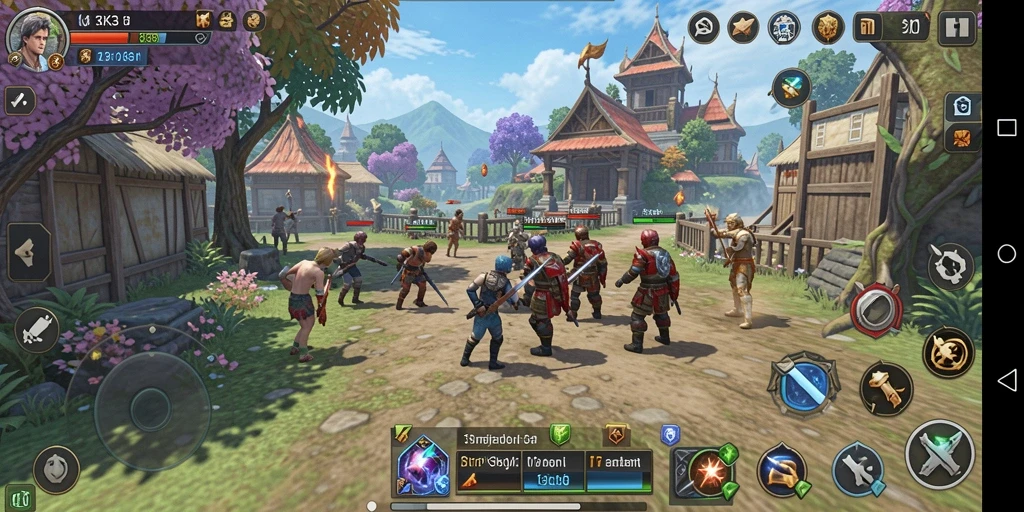 Tampilan gameplay K3K3 yang menarik dan strategis.