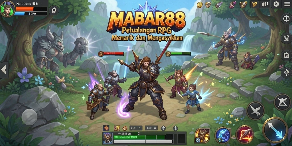 Tampilan gameplay seru dan penuh petualangan di MABAR88.