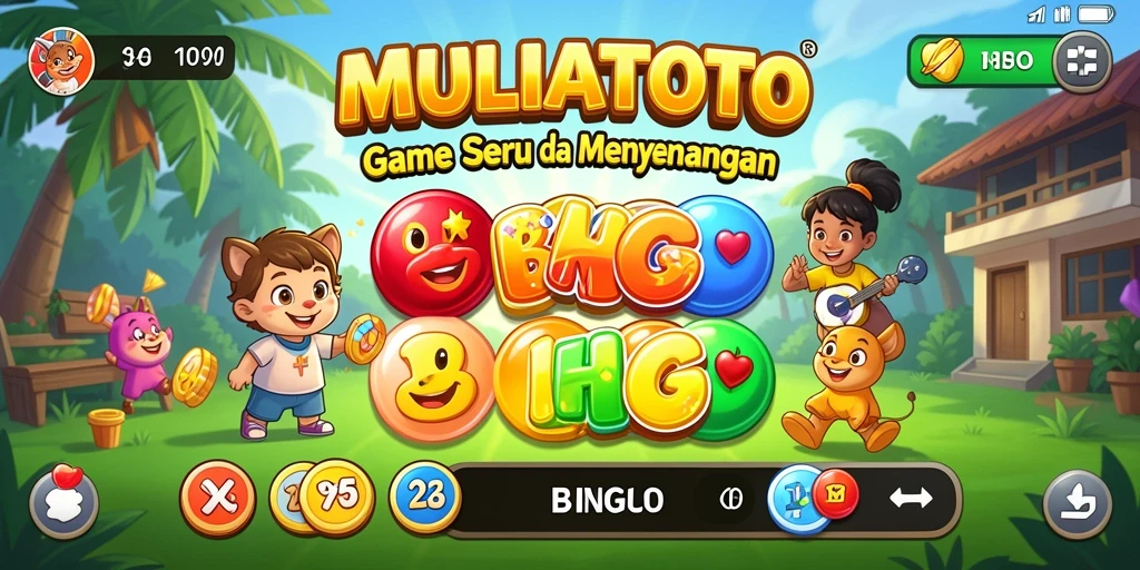 Tampilan gameplay seru Bingo di MULIATOTO.