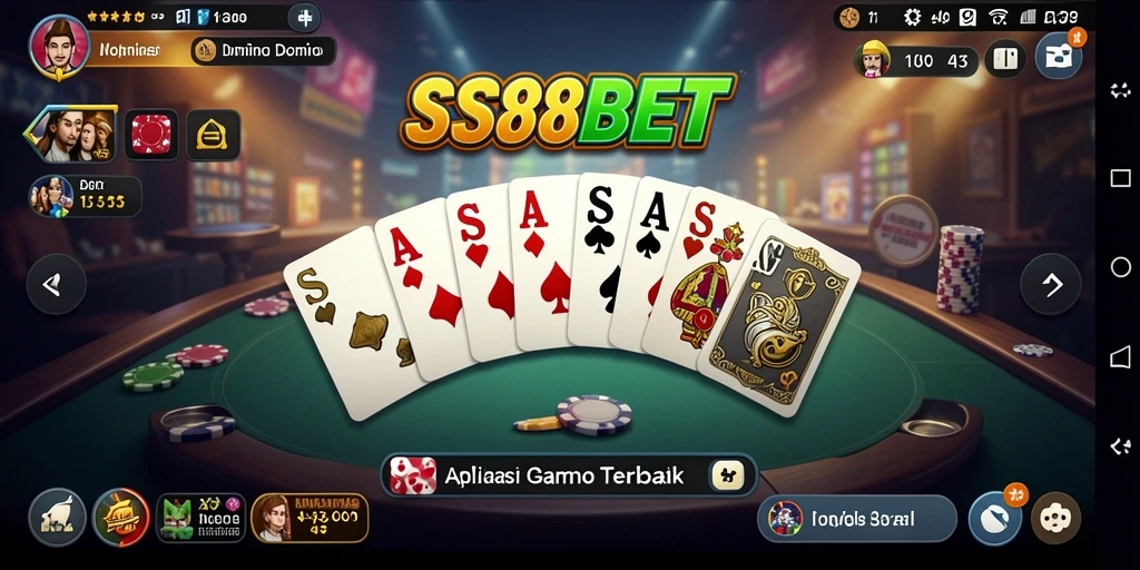 Tampilan gameplay seru dari SS88BET dalam permainan Domino.