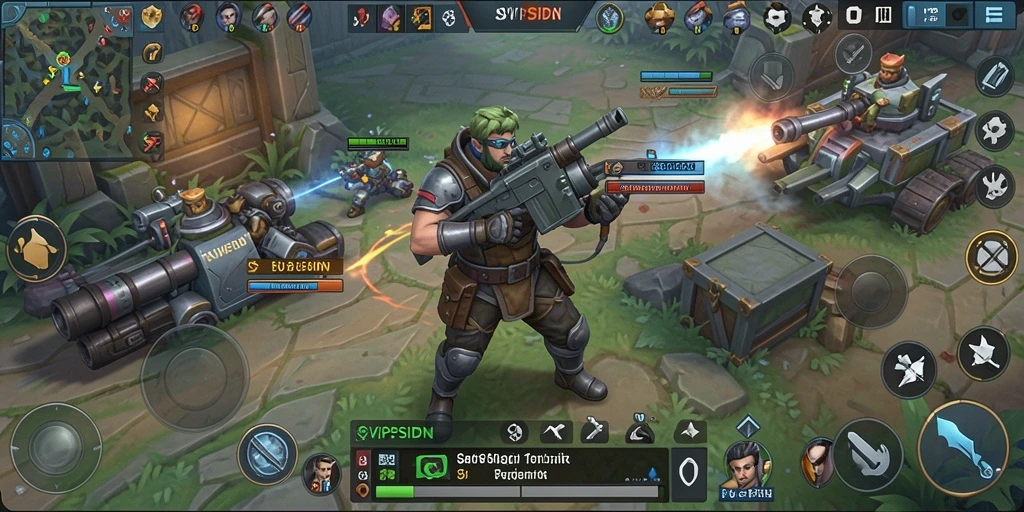 Tampilan gameplay SVIPSIDN yang mendebarkan dan penuh strategi.