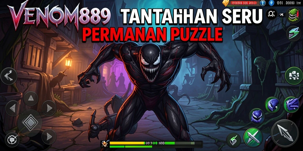 Tampilan gameplay VENOM889 yang seru dan penuh teka-teki.